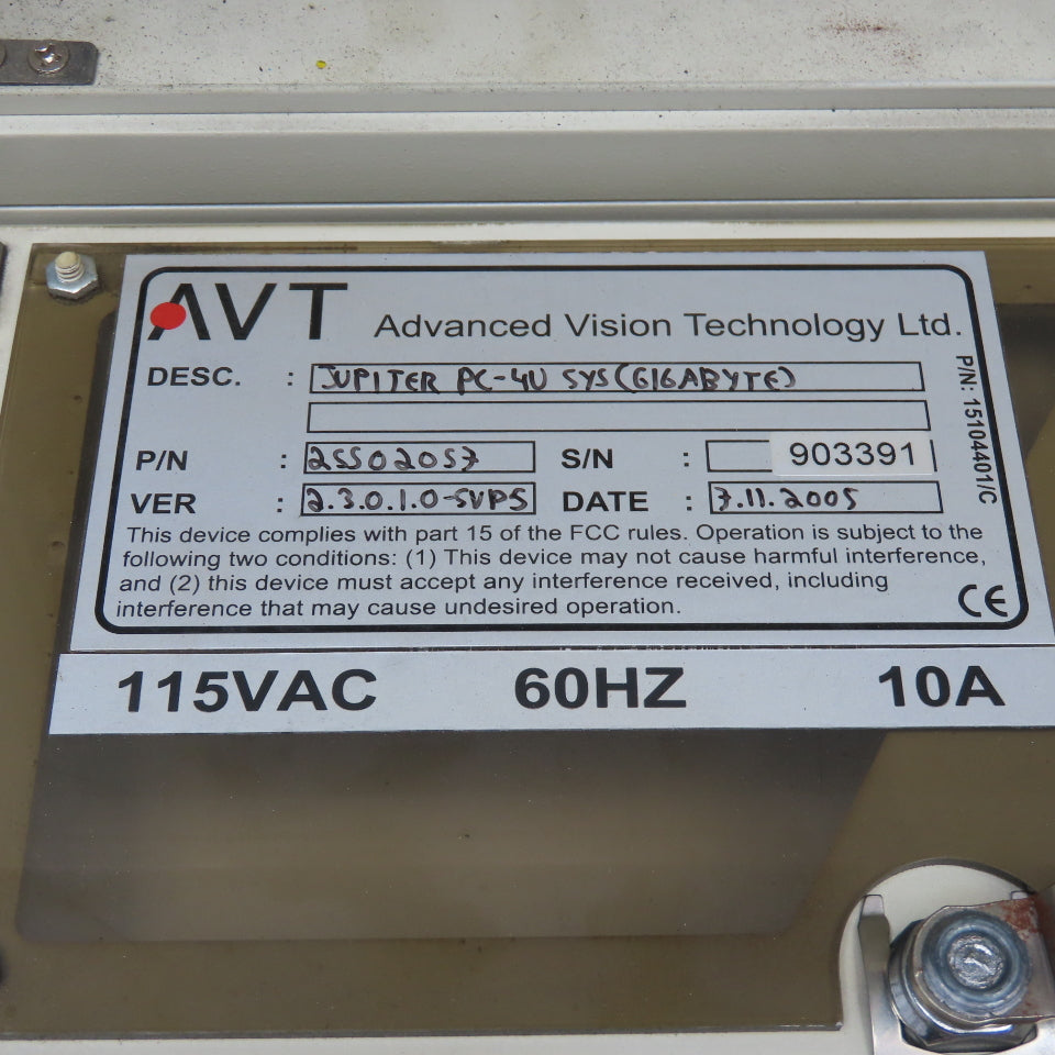 Advanced Vision Technology 25502057 Jupiter PC-40 Sys 3.0 Gigabyte Computer