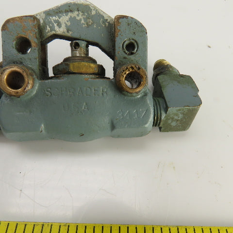 Schrader Bellows 3417 3-Way Pneumatic Control Valve 1/4" NPT
