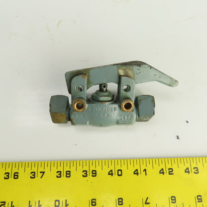 Schrader Bellows 3417 3-Way Pneumatic Control Valve W/Lever 1/4" NPT