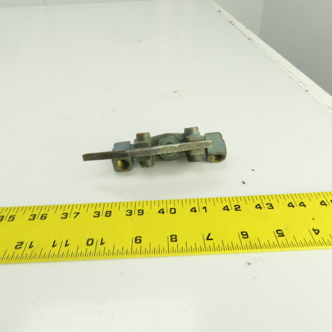 Schrader Bellows 3417 3-Way Pneumatic Control Valve W/Lever 1/4" NPT