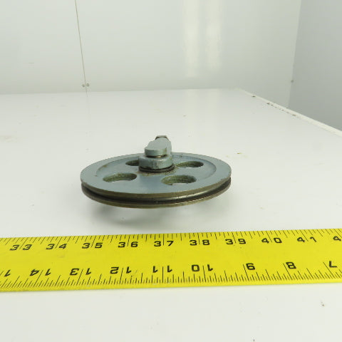 Lipe Rollway 7/32" Wire Rope Pulley Cable Block W/Adjustable Tensioner 5-1/2" OD