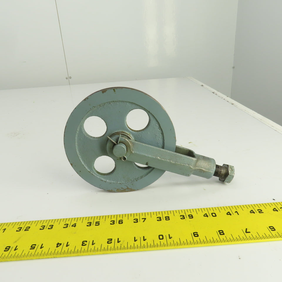 Lipe Rollway 7/32" Wire Rope Pulley Cable Block W/Adjustable Tensioner 5-1/2" OD