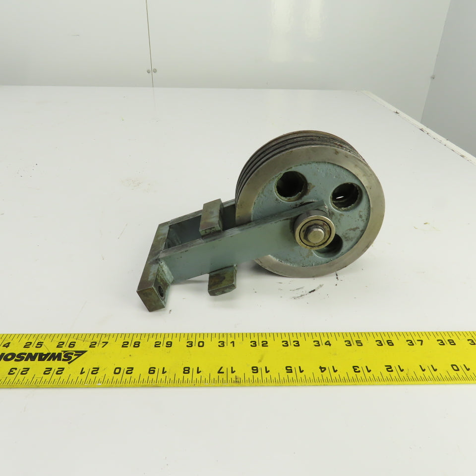Lipe Rollway 4-Groove 7/32" Wire Rope Pulley Cable Block 5-1/2" OD