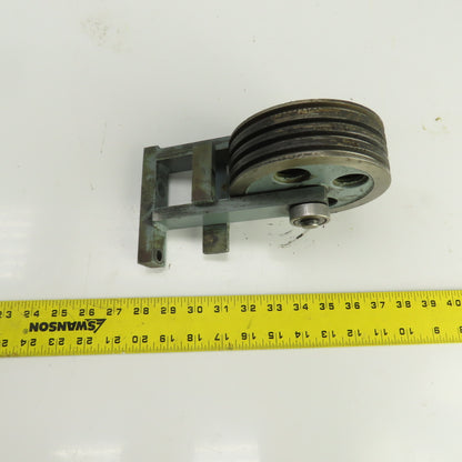 Lipe Rollway 4-Groove 7/32" Wire Rope Pulley Cable Block 5-1/2" OD