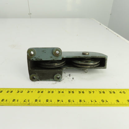 Lipe Rollway 7/32" Double Pulley Single Sheave Wire Rope Pulley Cable Guide