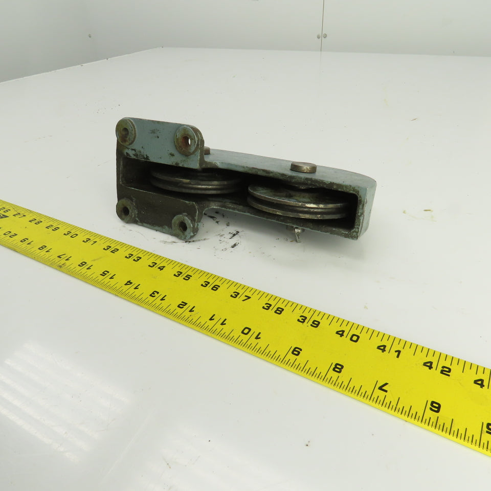 Lipe Rollway 7/32" Double Pulley Single Sheave Wire Rope Pulley Cable Guide