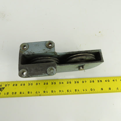 Lipe Rollway 7/32" Double Pulley Single Sheave Wire Rope Pulley Cable Guide