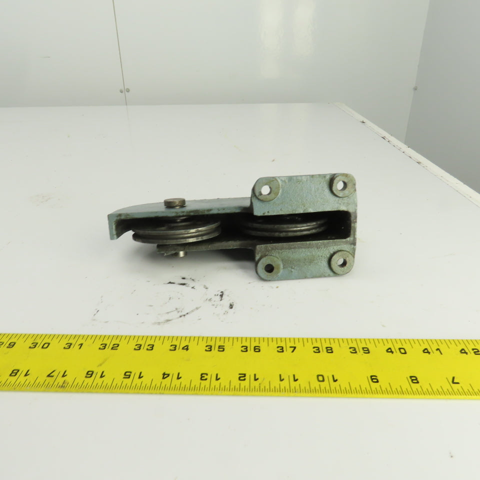 Lipe Rollway 7/32" Double Pulley Single Sheave Wire Rope Pulley Cable Guide