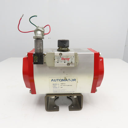 Automator SRB127 Pneumatic Valve Actuator 140 PSI 120V Coil Parts Or Repair
