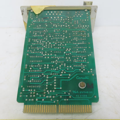 Cerutti RE 51038 Regulator Circuit Board / Card Parts or Repair No Return