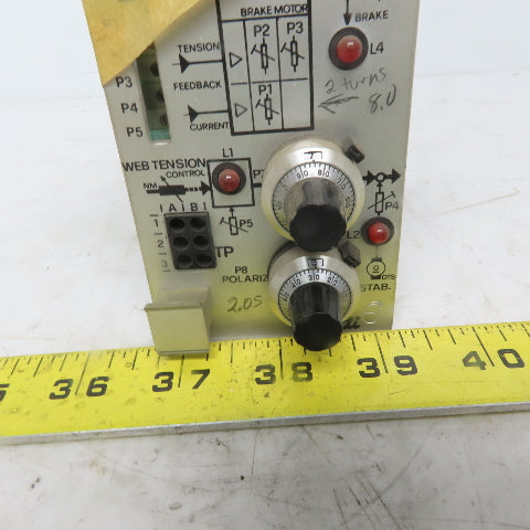 Cerutti RE 51038 Regulator Circuit Board / Card Parts or Repair No Return
