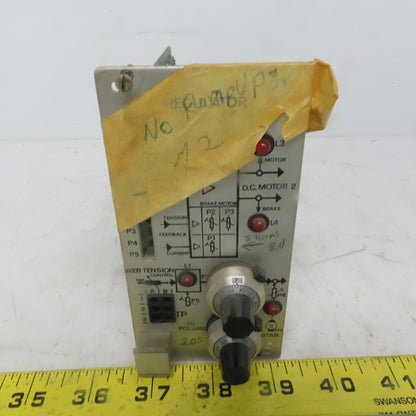 Cerutti RE 51038 Regulator Circuit Board / Card Parts or Repair No Return