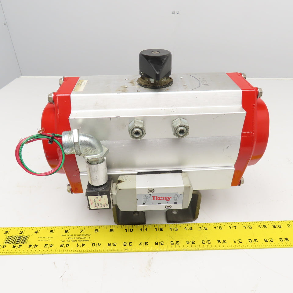 Automator SRB127 Pneumatic Valve Actuator 140 PSI 120V Coil
