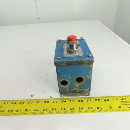2-Button Remote Pendant Control Station 600V W/2 Momentary Contact Switches