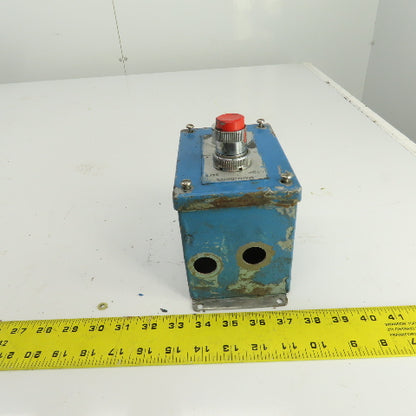 2-Button Remote Pendant Control Station 600V W/2 Momentary Contact Switches