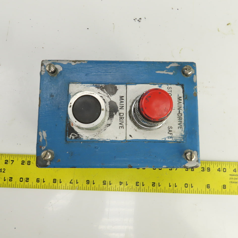 2-Button Remote Pendant Control Station 600V W/2 Momentary Contact Switches