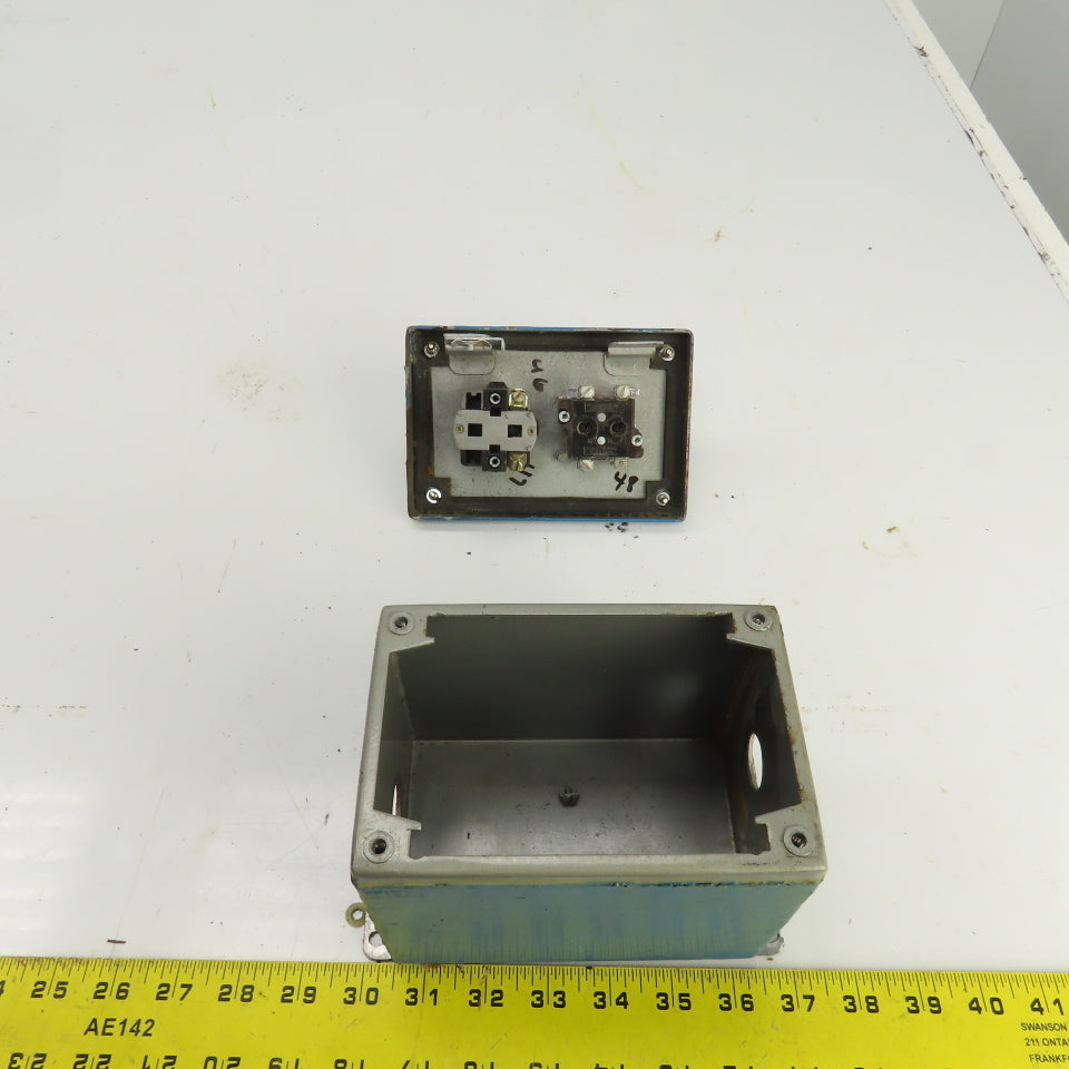 2-Button Remote Pendant Control Station 600V W/2 Momentary Contact Switches