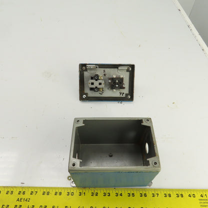 2-Button Remote Pendant Control Station 600V W/2 Momentary Contact Switches