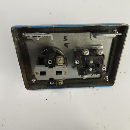 2-Button Remote Pendant Control Station 600V W/2 Momentary Contact Switches