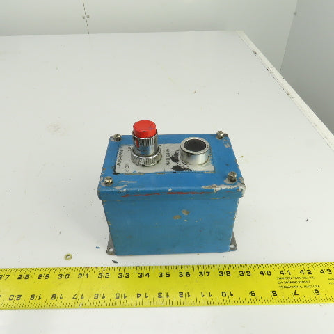 2-Button Remote Pendant Control Station 600V W/2 Momentary Contact Switches