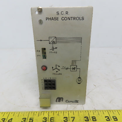 Cerutti RE51022A S. R. C. Phase Controls Circuit Board / Card
