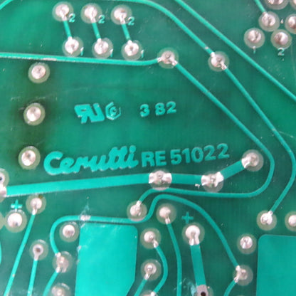 Cerutti RE51022 S. R. C. Phase Controls Circuit Board / Card