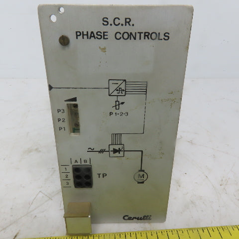 Cerutti RE51022 S. R. C. Phase Controls Circuit Board / Card