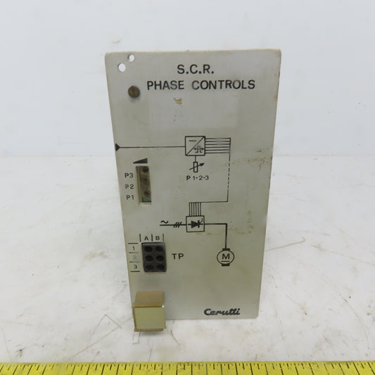 Cerutti RE51022 S. R. C. Phase Controls Circuit Board / Card