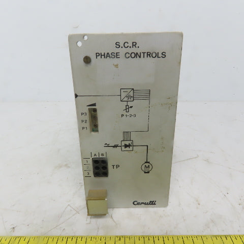 Cerutti RE51022 S. R. C. Phase Controls Circuit Board / Card