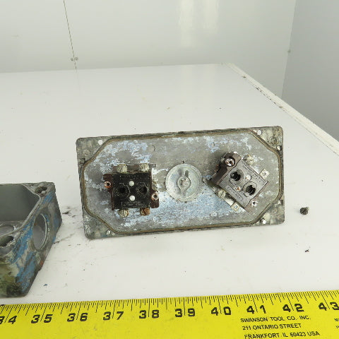 2-Button Pendant Control Station 600V Mushroom Head Momentary Contact Switches