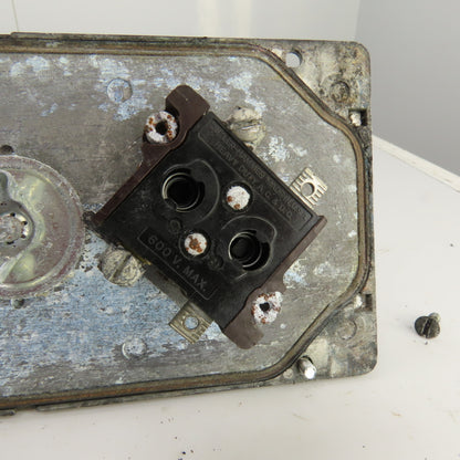 2-Button Pendant Control Station 600V Mushroom Head Momentary Contact Switches