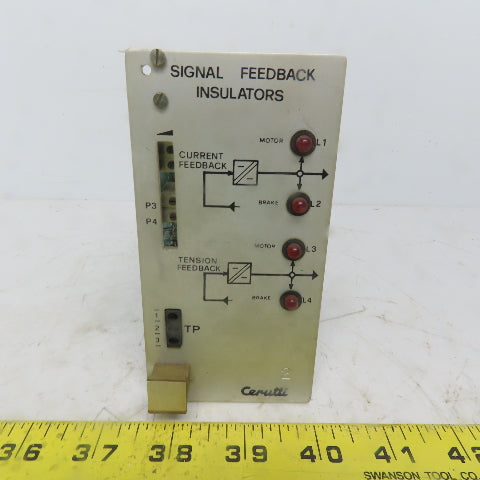 Cerutti RE51114 Signal Feedback Insulators Circuit Board / Card