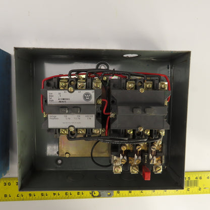 Westinghouse A210SACACD Size 00 Reversing Motor Starter 9A 2HP 120V Coil