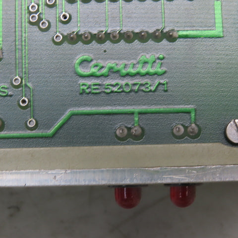Cerutti RE52073/1 Roll Diameter Calculation Circuit Board / Card