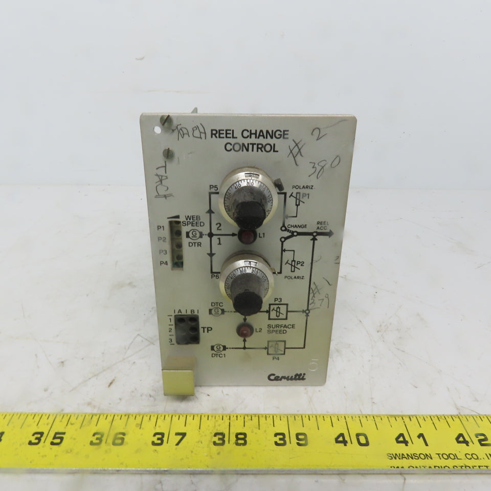 Cerutti RE51040 Reel Change Control Circuit Board / Card Parts of Repair