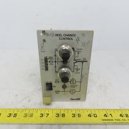 Cerutti RE51040 Reel Change Control Circuit Board / Card Parts of Repair
