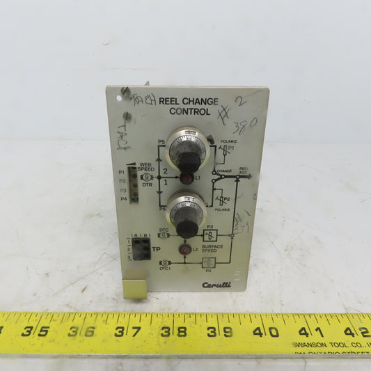 Cerutti RE51040 Reel Change Control Circuit Board / Card Parts of Repair