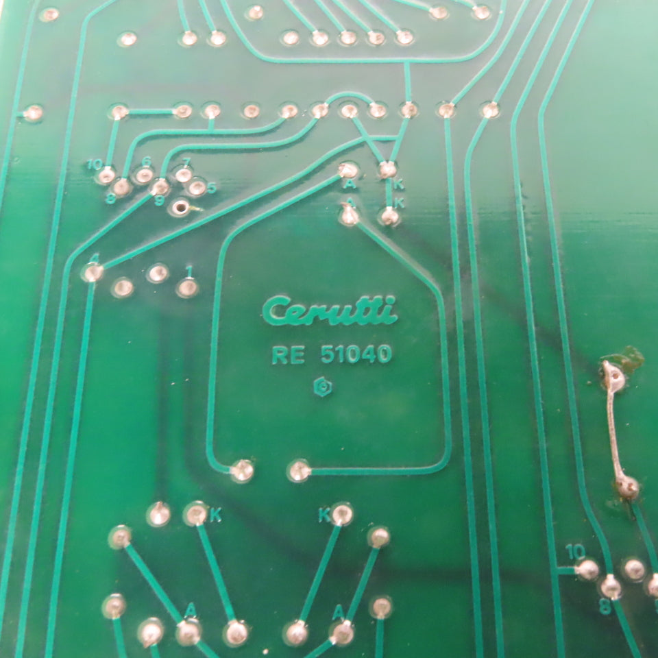 Cerutti RE51040 Reel Change Control Circuit Board / Card