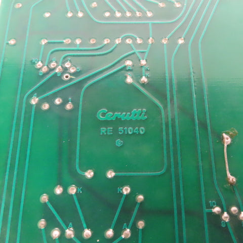Cerutti RE51040 Reel Change Control Circuit Board / Card