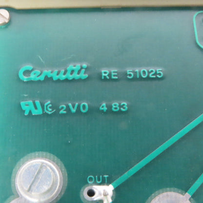 Cerutti RE51025 Poiwer Supply Circuit Board / Card