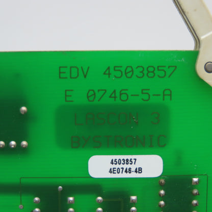 Bystronic E 0746-5-A Circuit Board LASCON 3