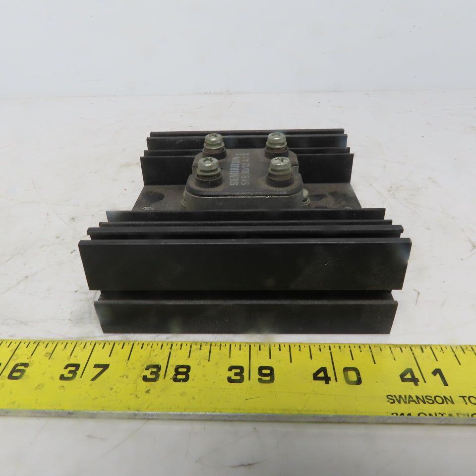 Semikron SKB 30/12A1 Single-Phase Bridge Rectifier Module W/Heat Sink
