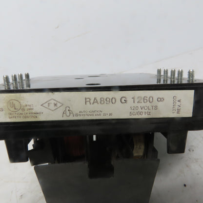 Honeywell RA890G1260 Flame Safeguard Protectorelay Primary Control Missing Cover
