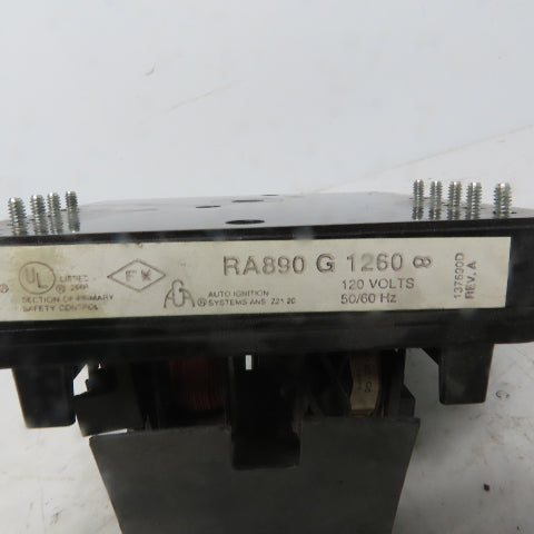 Honeywell RA890G1260 Flame Safeguard Protectorelay Primary Control Missing Cover