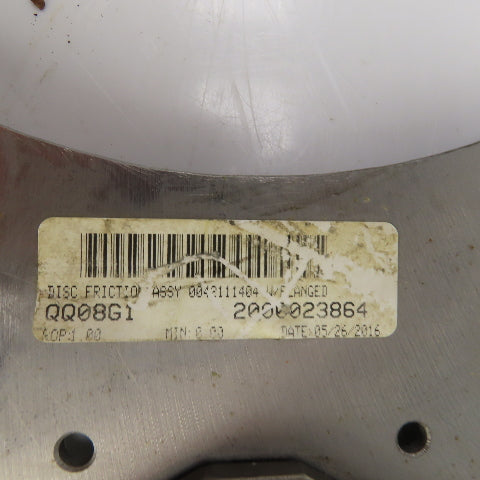 0042111404 Friction Disc Assembly With Flange 3/16" Thick 11-3/4" ID