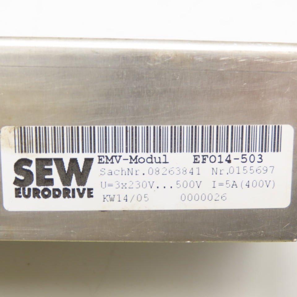 Sew 08263841 EF014-503 230-500V EMV Brake Filter Module