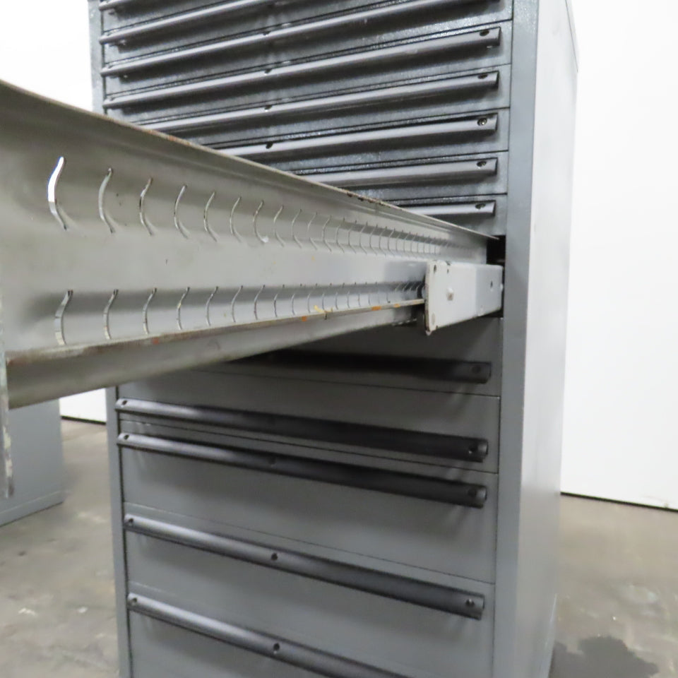 14 Drawer Industrial Small Parts Tool Storage Cabinet 28" x 28" x 54" (Painted)