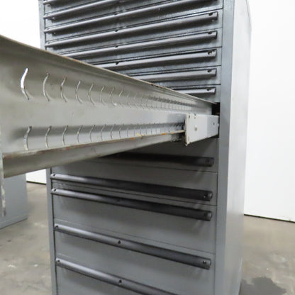 14 Drawer Industrial Small Parts Tool Storage Cabinet 28" x 28" x 54" (Painted)