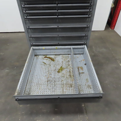 14 Drawer Industrial Small Parts Tool Storage Cabinet 28" x 28" x 54" (Painted)