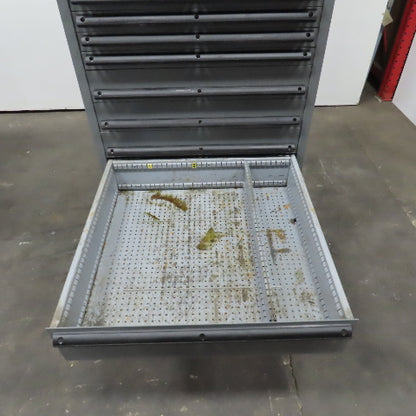 14 Drawer Industrial Small Parts Tool Storage Cabinet 28" x 28" x 54" (Painted)